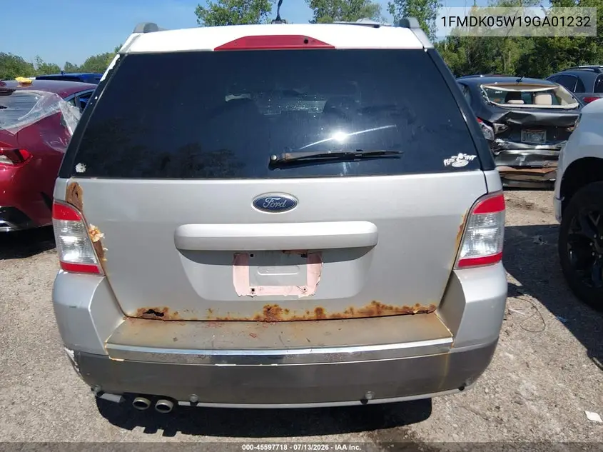 2009 Ford Taurus X Sel VIN: 1FMDK05W19GA01232 Lot: 45597718