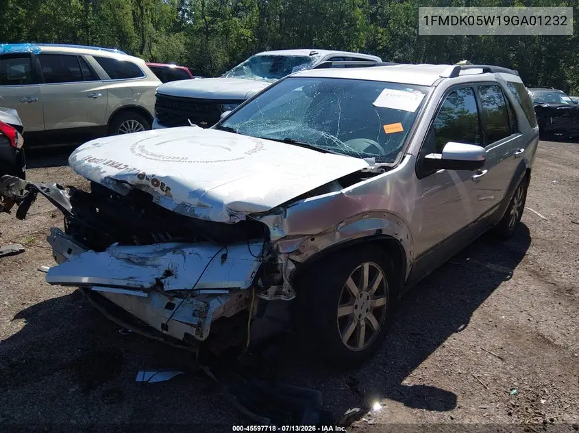 2009 Ford Taurus X Sel VIN: 1FMDK05W19GA01232 Lot: 45597718