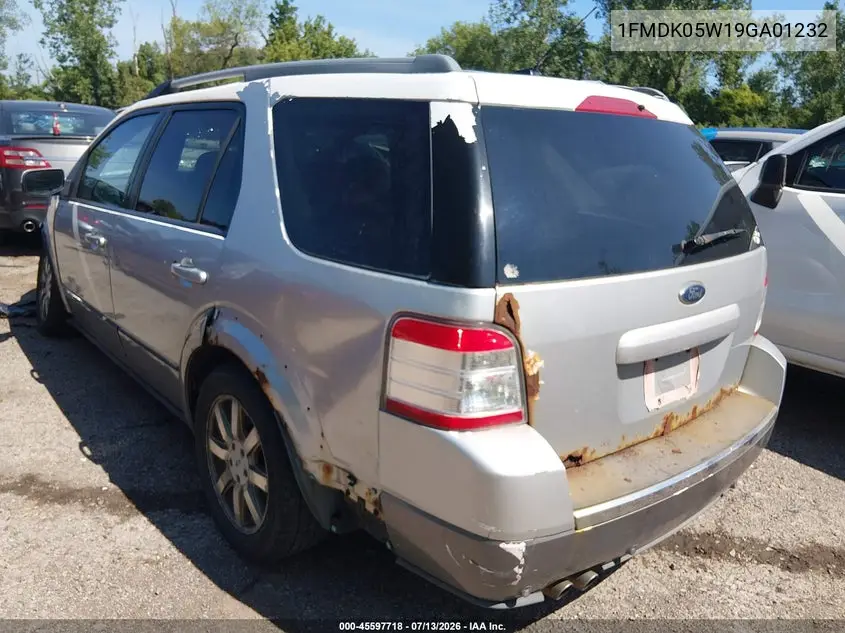 2009 Ford Taurus X Sel VIN: 1FMDK05W19GA01232 Lot: 45597718