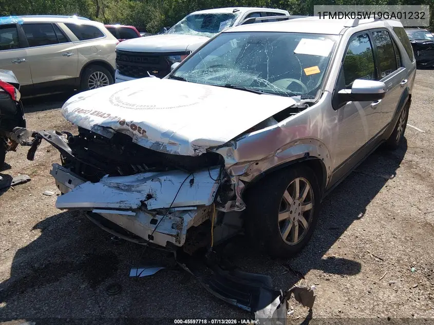 2009 Ford Taurus X Sel VIN: 1FMDK05W19GA01232 Lot: 45597718