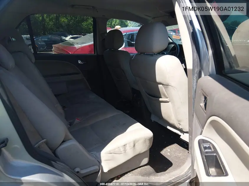 2009 Ford Taurus X Sel VIN: 1FMDK05W19GA01232 Lot: 45597718