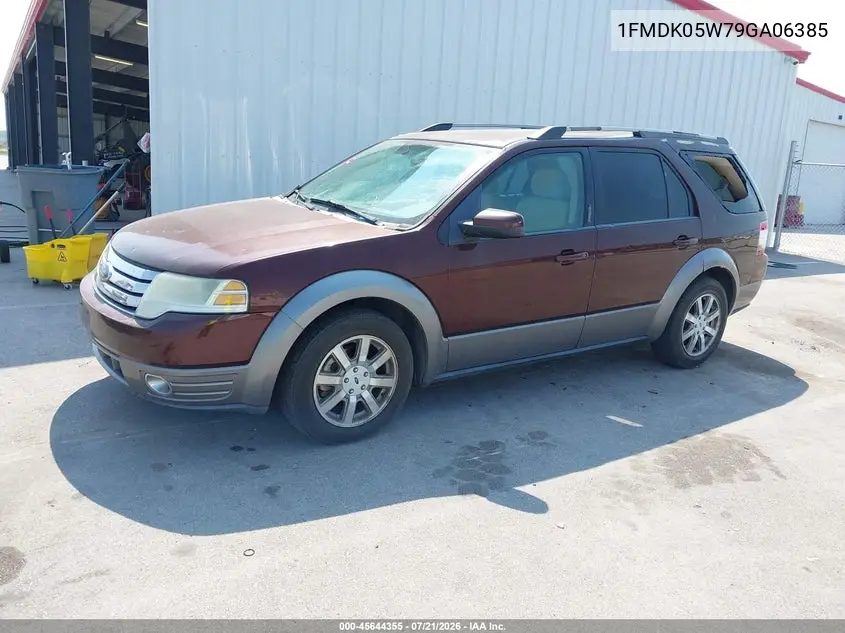 2009 Ford Taurus X Sel VIN: 1FMDK05W79GA06385 Lot: 45644355