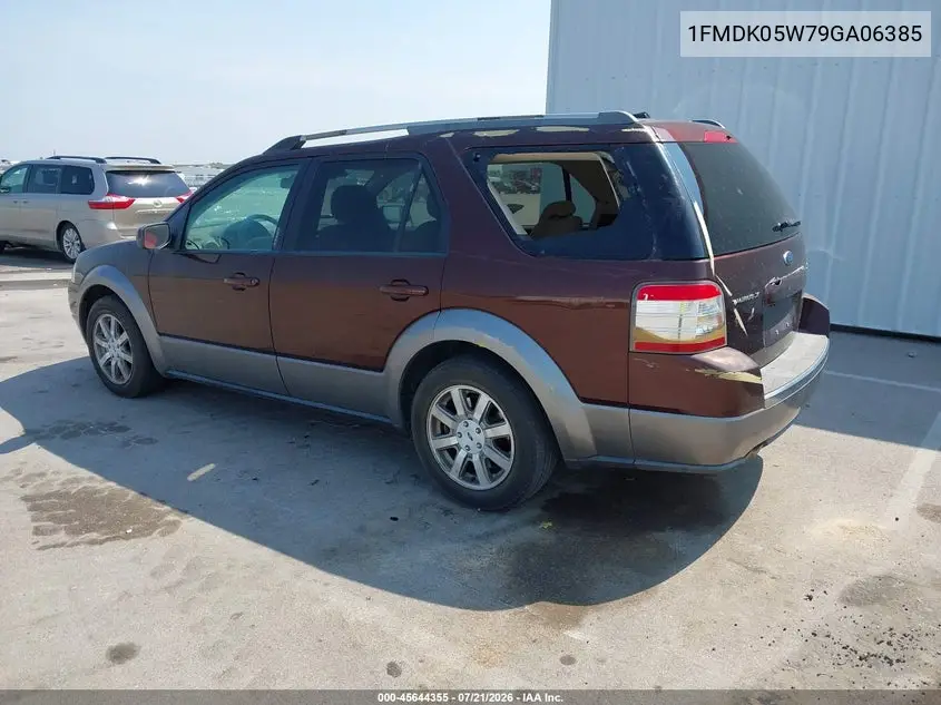 2009 Ford Taurus X Sel VIN: 1FMDK05W79GA06385 Lot: 45644355