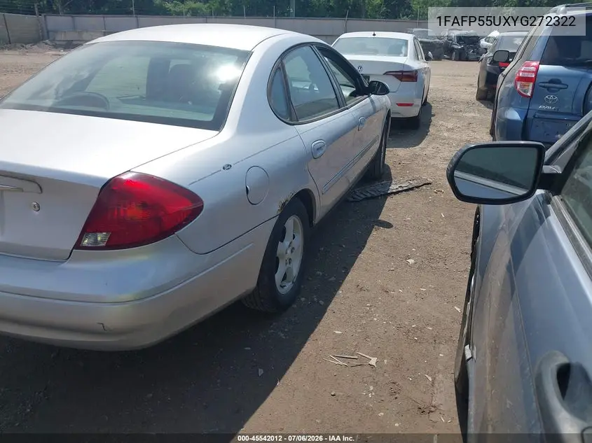 2000 Ford Taurus Ses VIN: 1FAFP55UXYG272322 Lot: 45542012