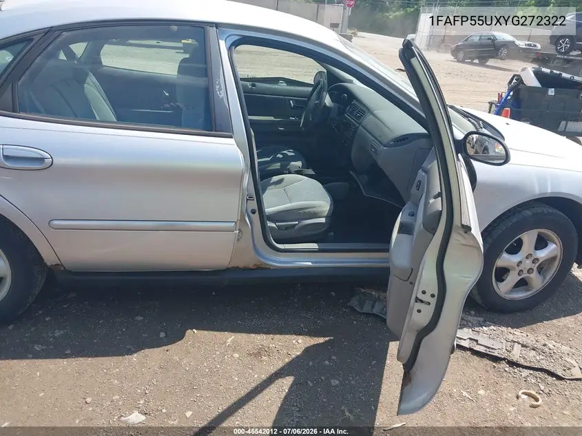2000 Ford Taurus Ses VIN: 1FAFP55UXYG272322 Lot: 45542012