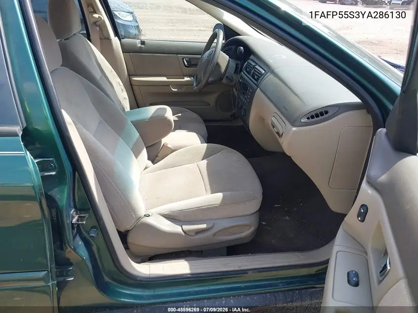 2000 Ford Taurus Ses VIN: 1FAFP55S3YA286130 Lot: 45596269