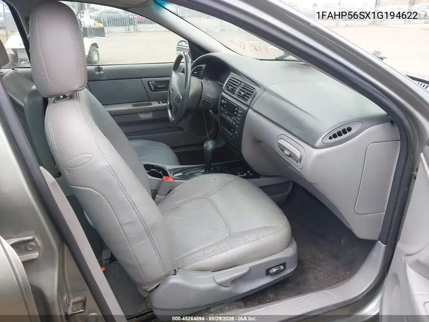 2001 Ford Taurus Sel VIN: 1FAHP56SX1G194622 Lot: 45264894