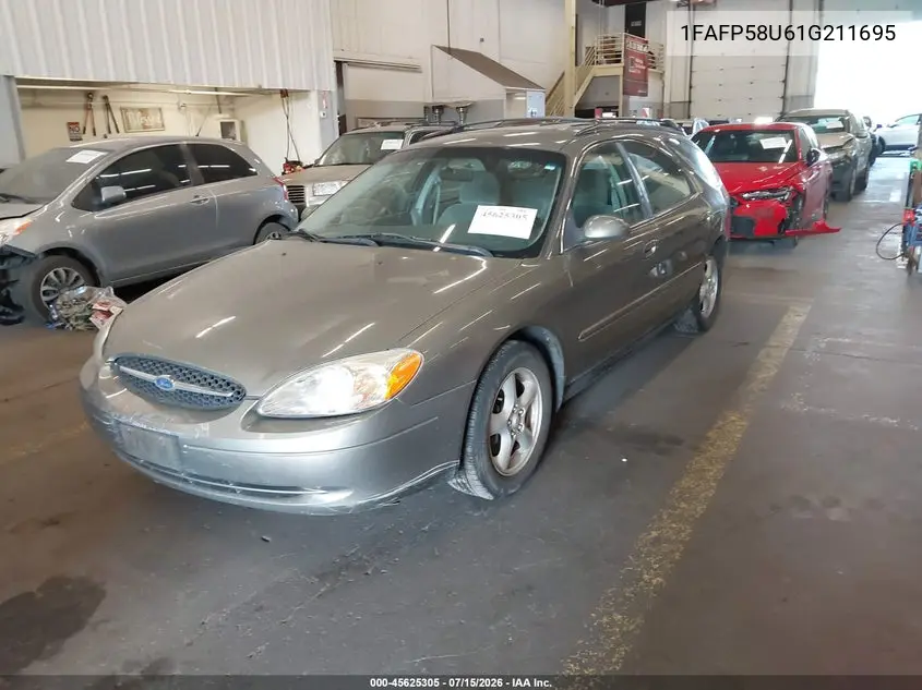 2001 Ford Taurus Se VIN: 1FAFP58U61G211695 Lot: 45625305