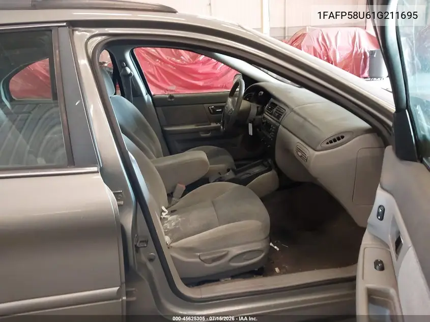 2001 Ford Taurus Se VIN: 1FAFP58U61G211695 Lot: 45625305