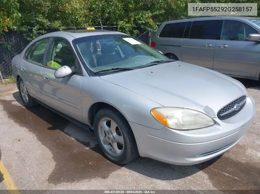 1FAFP55292G258157 2002 Ford Taurus Ses