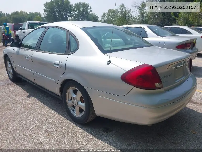 1FAFP55292G258157 2002 Ford Taurus Ses