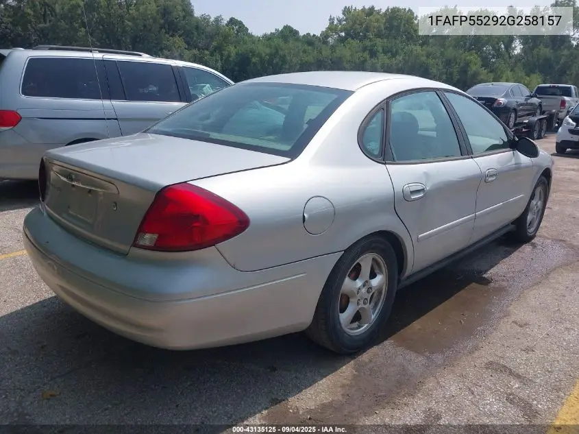 1FAFP55292G258157 2002 Ford Taurus Ses