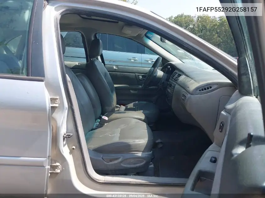 1FAFP55292G258157 2002 Ford Taurus Ses