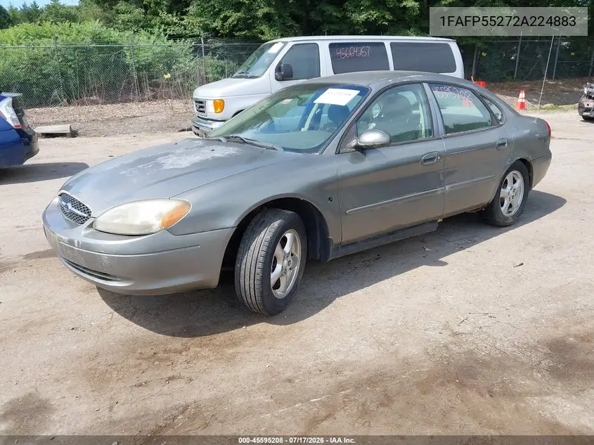 2002 Ford Taurus Ses Standard VIN: 1FAFP55272A224883 Lot: 45595208