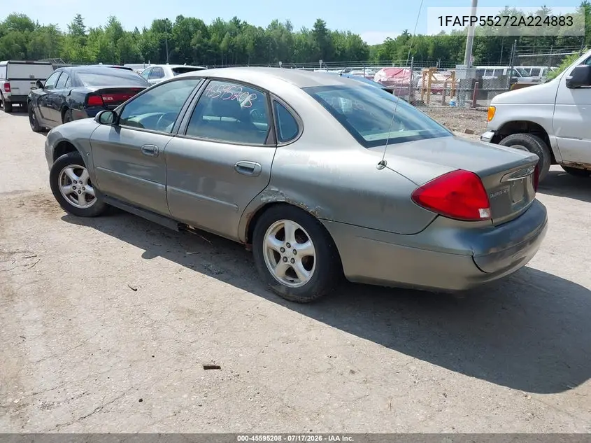 2002 Ford Taurus Ses Standard VIN: 1FAFP55272A224883 Lot: 45595208