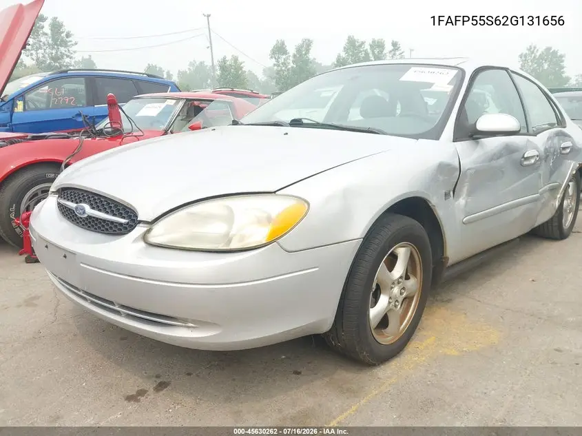 2002 Ford Taurus Ses Deluxe/Ses Standard VIN: 1FAFP55S62G131656 Lot: 45630262