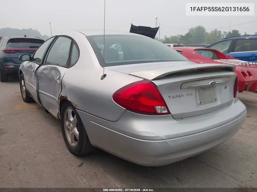 2002 Ford Taurus Ses Deluxe/Ses Standard VIN: 1FAFP55S62G131656 Lot: 45630262