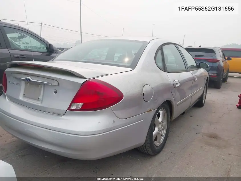 2002 Ford Taurus Ses Deluxe/Ses Standard VIN: 1FAFP55S62G131656 Lot: 45630262