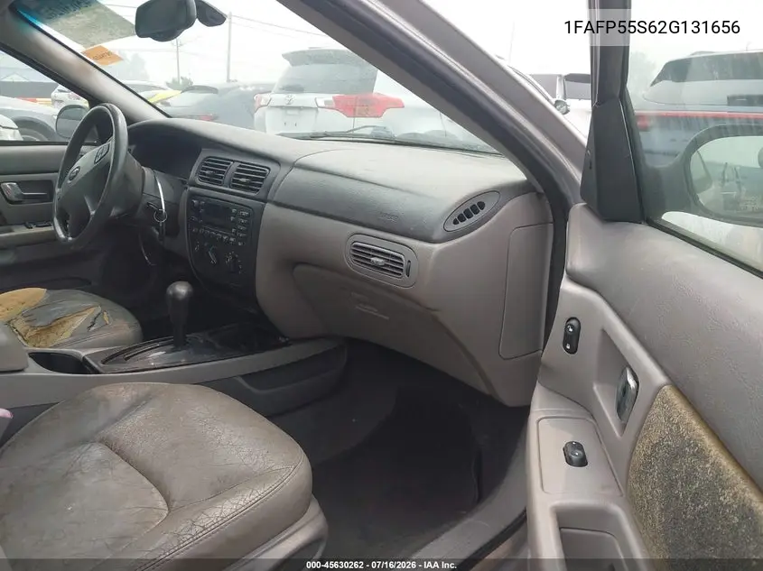 2002 Ford Taurus Ses Deluxe/Ses Standard VIN: 1FAFP55S62G131656 Lot: 45630262