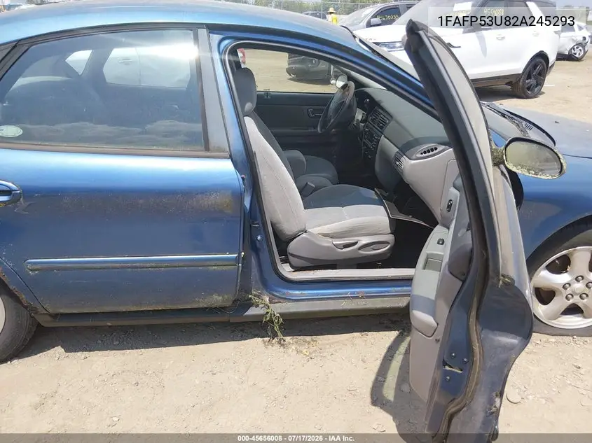 2002 Ford Taurus Se Standard VIN: 1FAFP53U82A245293 Lot: 45656008