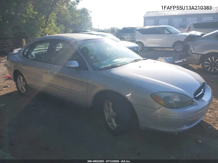 2003 Ford Taurus Ses VIN: 1FAFP55U13A210383 Lot: 45622293