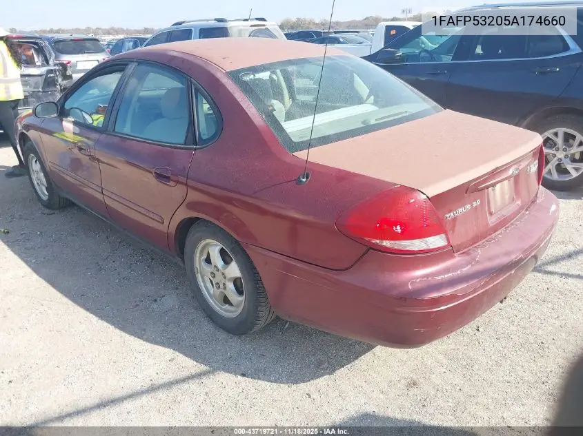 1FAFP53205A174660 2005 Ford Taurus Se