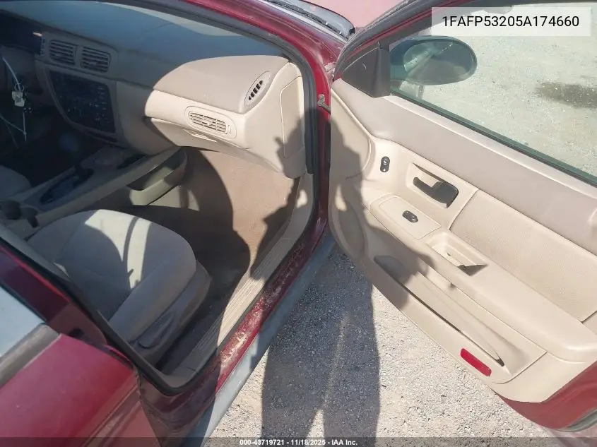 1FAFP53205A174660 2005 Ford Taurus Se