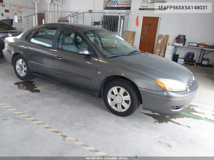 2005 Ford Taurus Sel VIN: 1FAFP56SX5A148031 Lot: 45514415