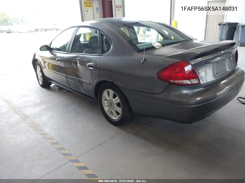 2005 Ford Taurus Sel VIN: 1FAFP56SX5A148031 Lot: 45514415