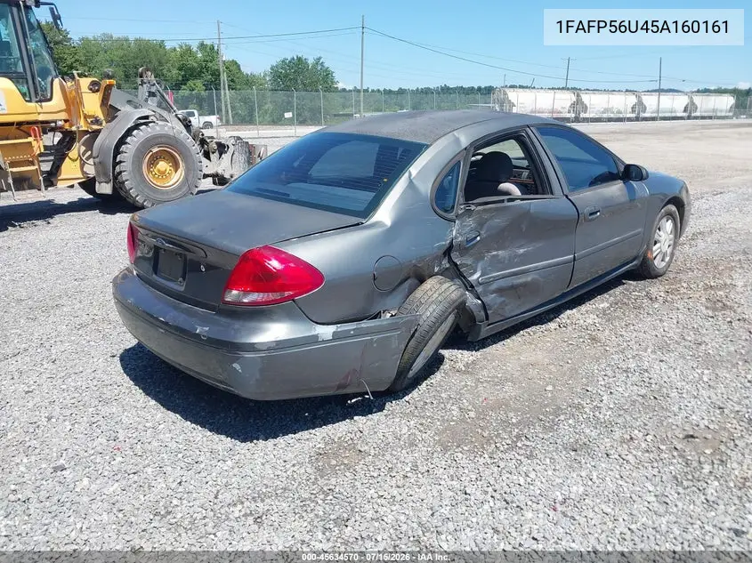 2005 Ford Taurus Sel VIN: 1FAFP56U45A160161 Lot: 45634570