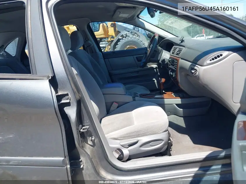 2005 Ford Taurus Sel VIN: 1FAFP56U45A160161 Lot: 45634570