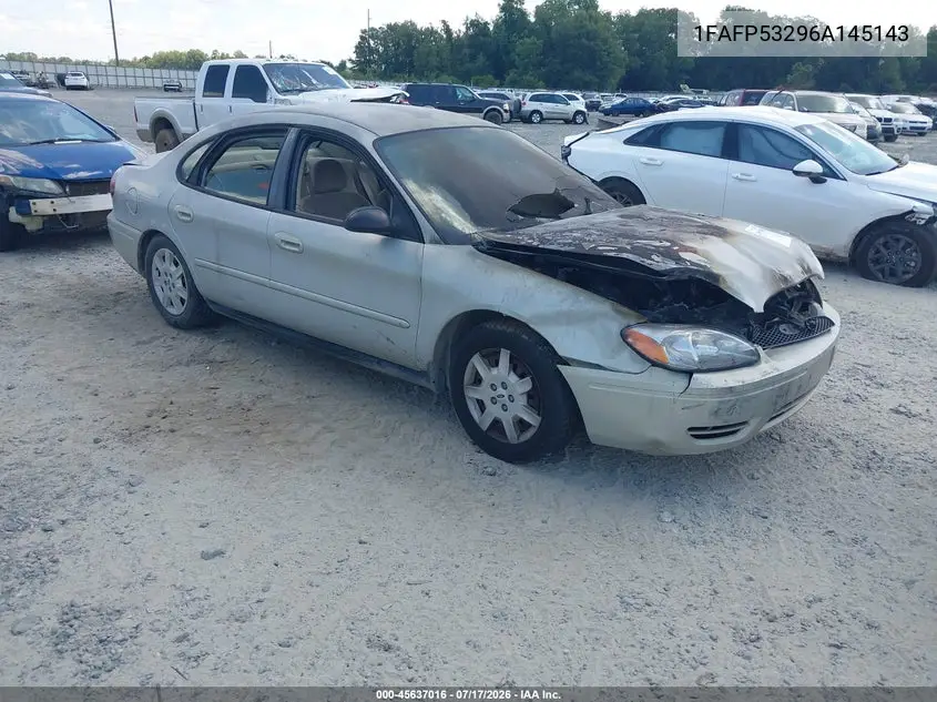 2006 Ford Taurus Se VIN: 1FAFP53296A145143 Lot: 45637016
