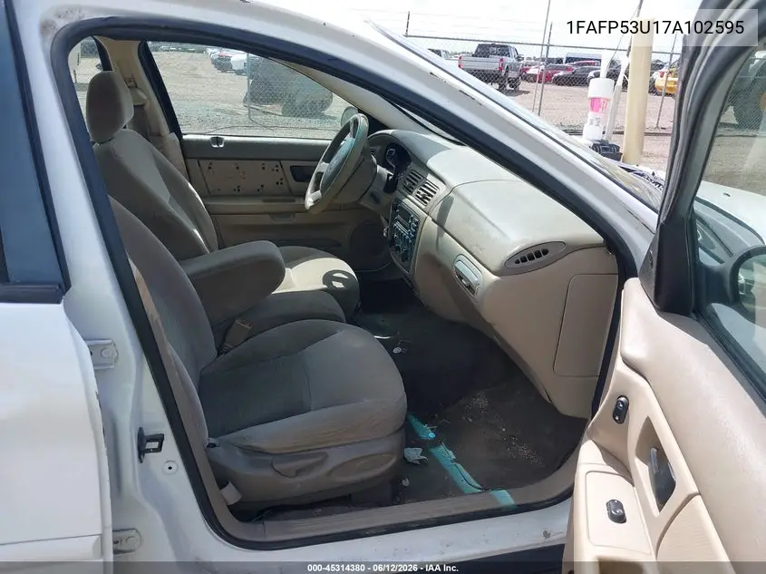2007 Ford Taurus Se VIN: 1FAFP53U17A102595 Lot: 45314380