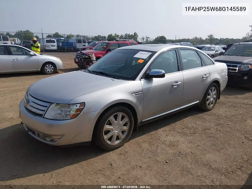 2008 Ford Taurus Limited VIN: 1FAHP25W68G145589 Lot: 45655973