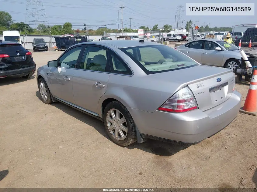 2008 Ford Taurus Limited VIN: 1FAHP25W68G145589 Lot: 45655973
