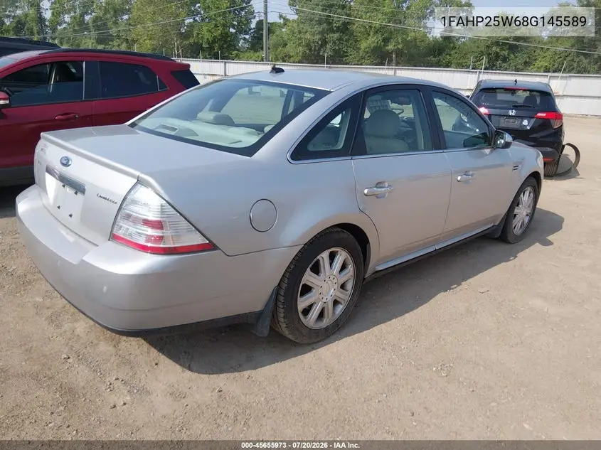 2008 Ford Taurus Limited VIN: 1FAHP25W68G145589 Lot: 45655973