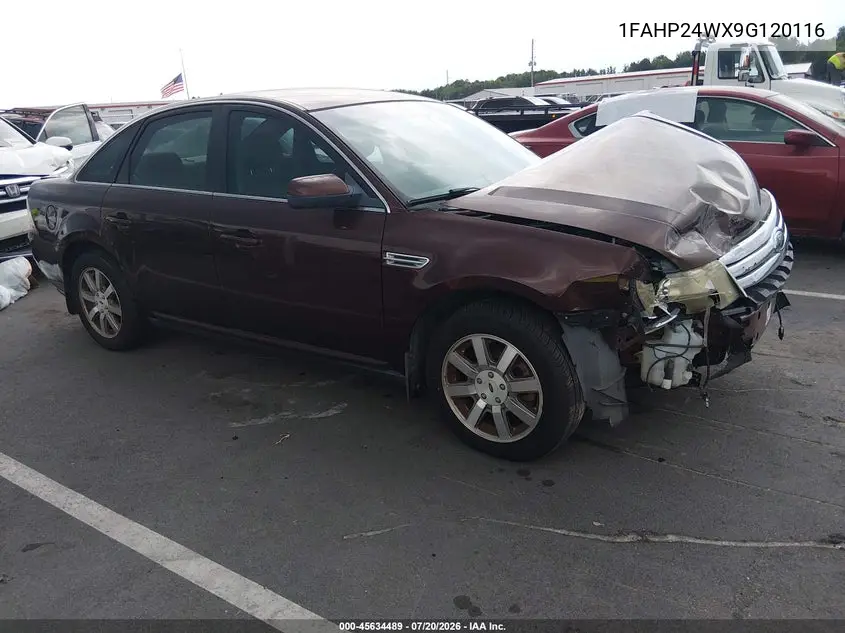 2009 Ford Taurus Sel VIN: 1FAHP24WX9G120116 Lot: 45634489