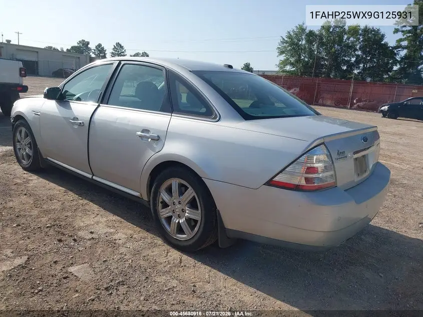 2009 Ford Taurus Limited VIN: 1FAHP25WX9G125931 Lot: 45680916