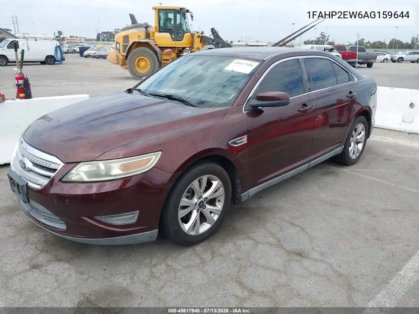 2010 Ford Taurus Sel VIN: 1FAHP2EW6AG159644 Lot: 45617946