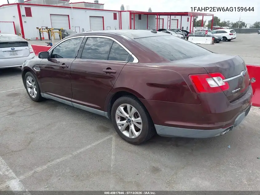2010 Ford Taurus Sel VIN: 1FAHP2EW6AG159644 Lot: 45617946