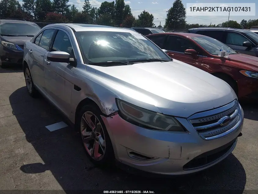 2010 Ford Taurus Sho VIN: 1FAHP2KT1AG107431 Lot: 45631465
