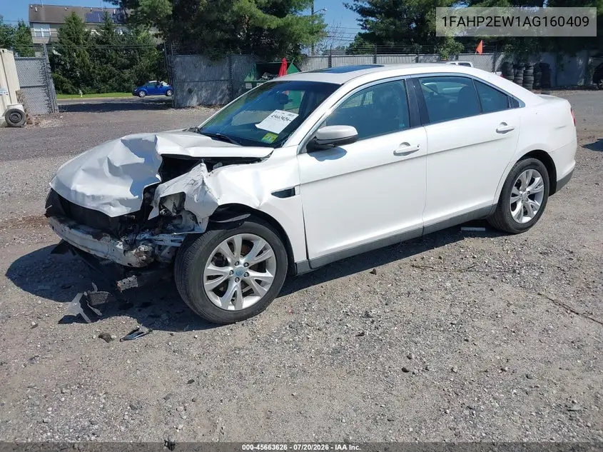 2010 Ford Taurus Sel VIN: 1FAHP2EW1AG160409 Lot: 45663626