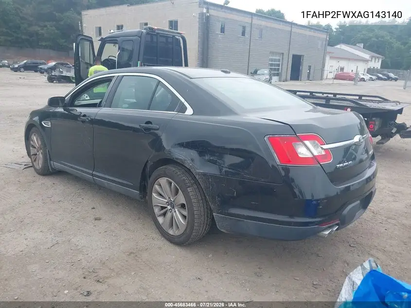 2010 Ford Taurus Limited VIN: 1FAHP2FWXAG143140 Lot: 45683466