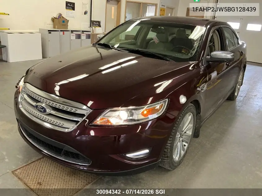 2011 Ford Taurus Limited VIN: 1FAHP2JW5BG128439 Lot: 30094342