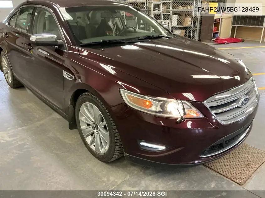 2011 Ford Taurus Limited VIN: 1FAHP2JW5BG128439 Lot: 30094342