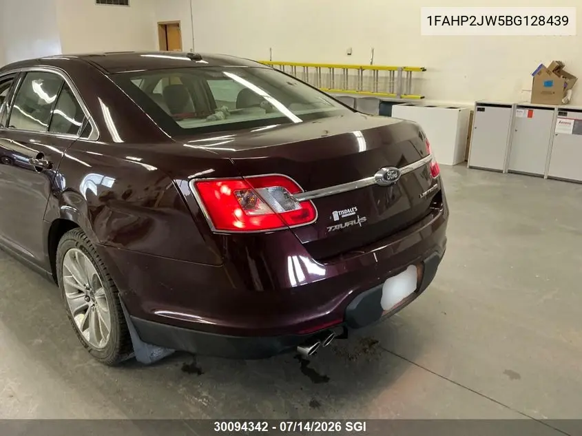 2011 Ford Taurus Limited VIN: 1FAHP2JW5BG128439 Lot: 30094342