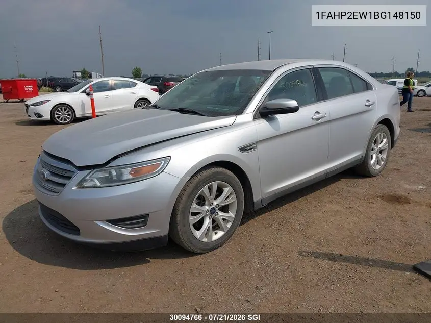 2011 Ford Taurus Sel VIN: 1FAHP2EW1BG148150 Lot: 30094766
