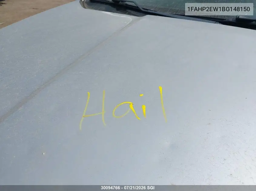2011 Ford Taurus Sel VIN: 1FAHP2EW1BG148150 Lot: 30094766