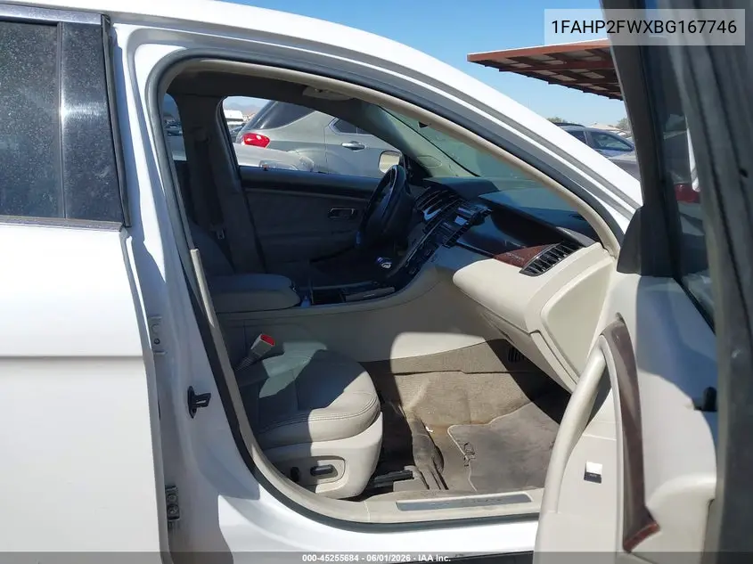2011 Ford Taurus Limited VIN: 1FAHP2FWXBG167746 Lot: 45255684