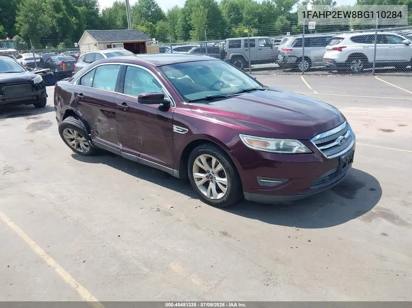 2011 Ford Taurus Sel VIN: 1FAHP2EW8BG110284 Lot: 45481335